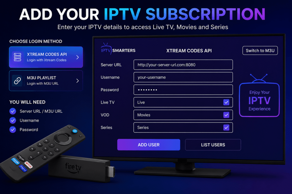 Fire Stick Watch IPTV