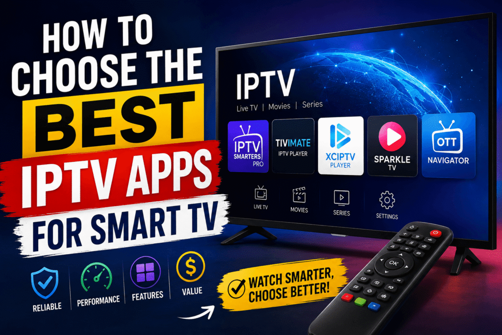 best IPTV apps for smart TV