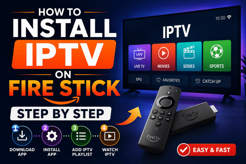 install IPTV on Fire Stick