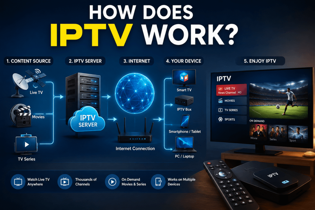 How Does IPTV Work