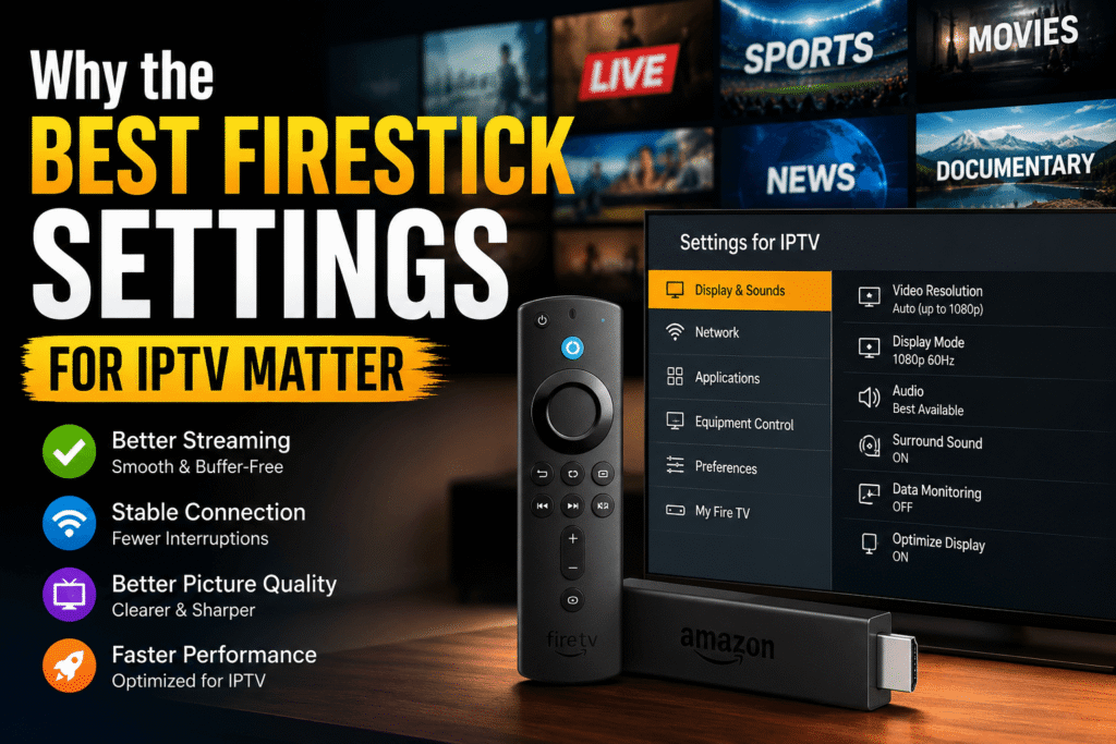Best Firestick Settings for IPTV
