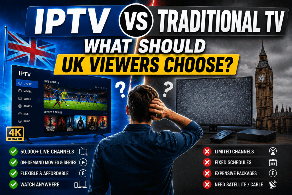 IPTV vs traditional TV