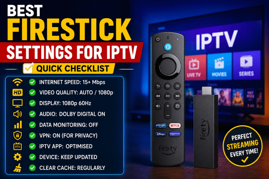 Best Firestick Settings for IPTV
