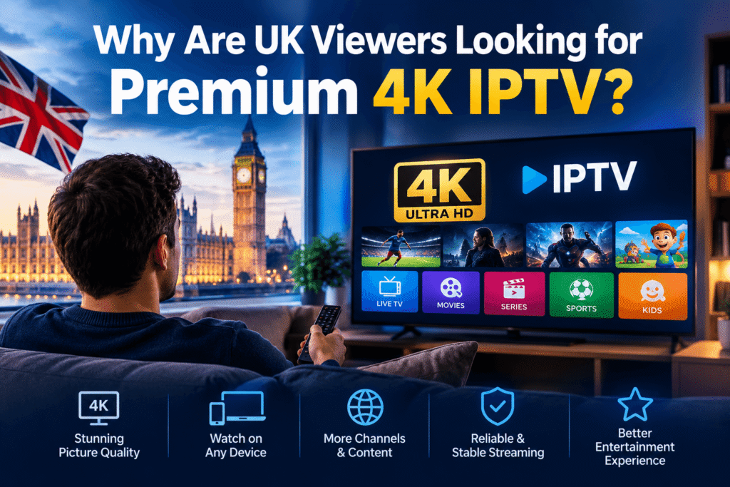 purchase premium 4k iptv service uk no buffering