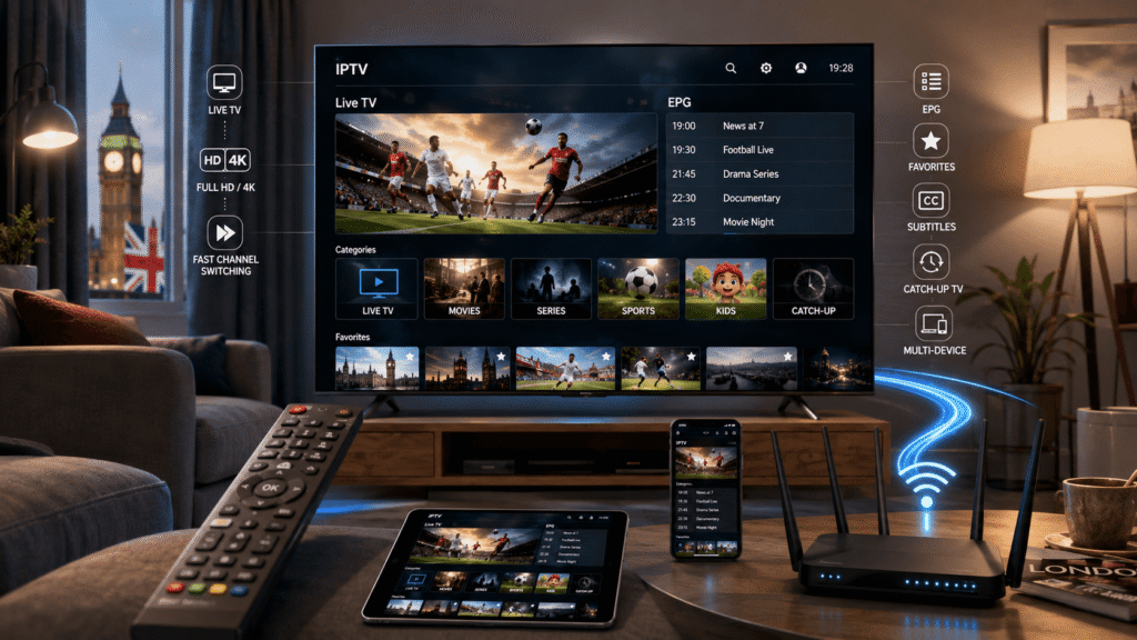 IPTV player for Android TV UK