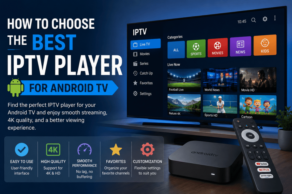 IPTV player for Android TV UK