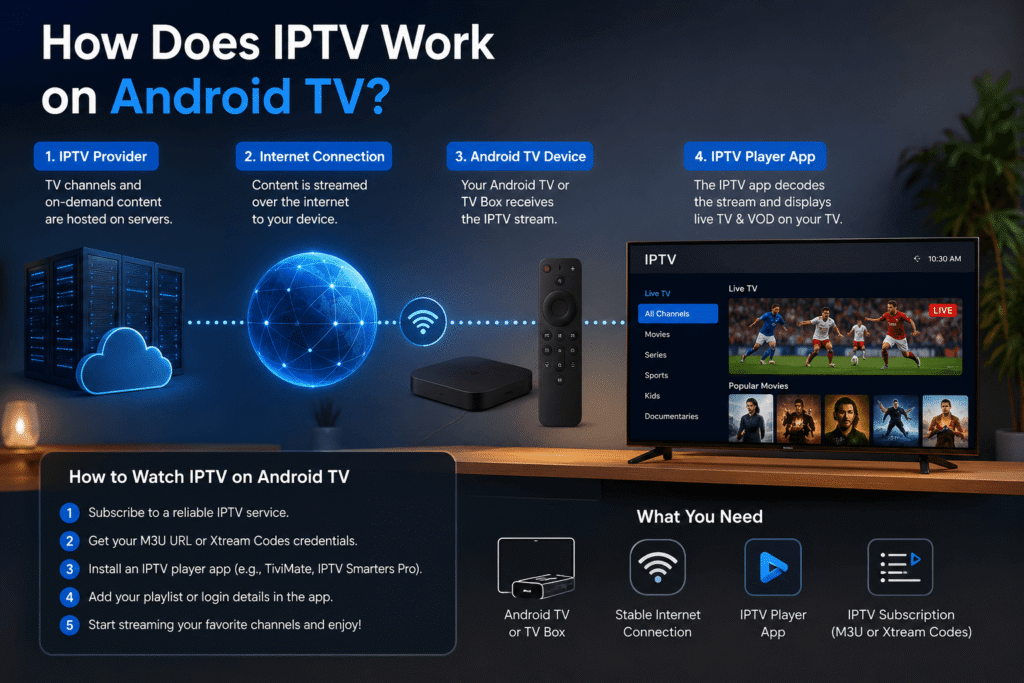 IPTV player for Android TV UK
