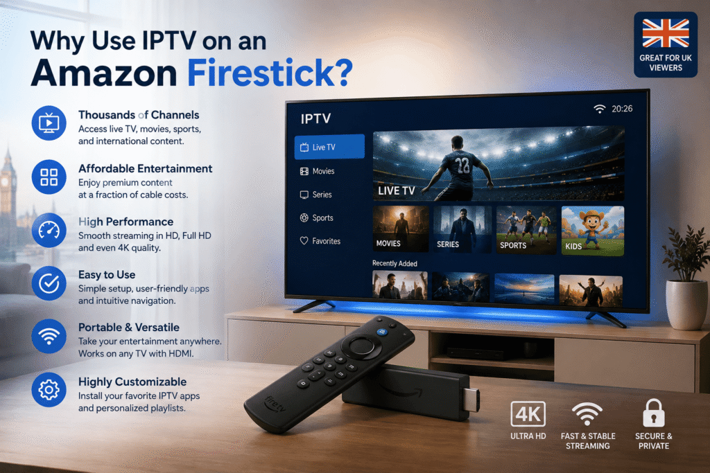 IPTV player for Firestick UK