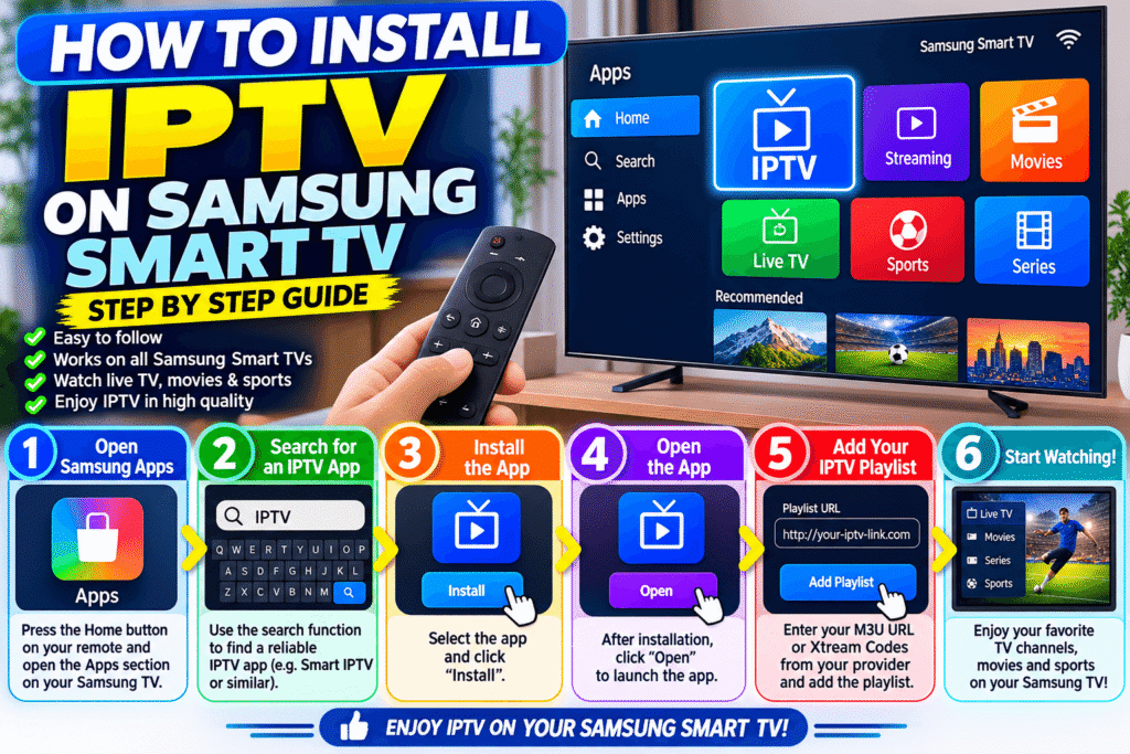 How to Install IPTV on Smart TV