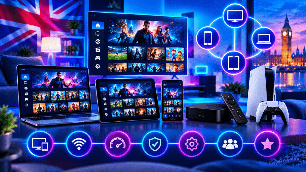 IPTV Subscription with Multi-Device Support UK