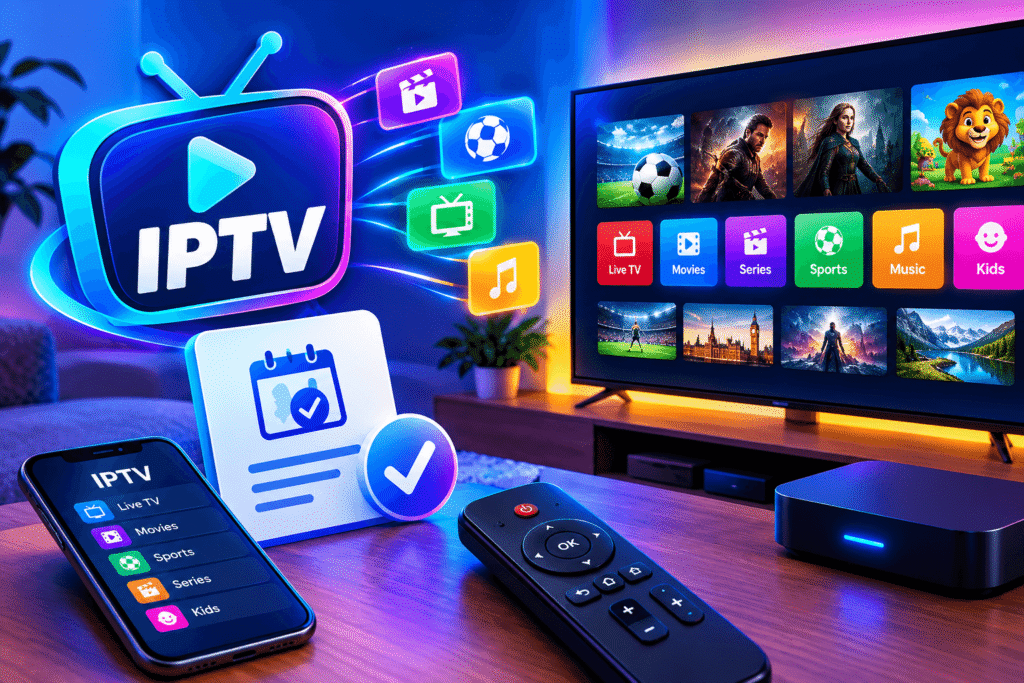 IPTV subscription compatible with Android and iOS