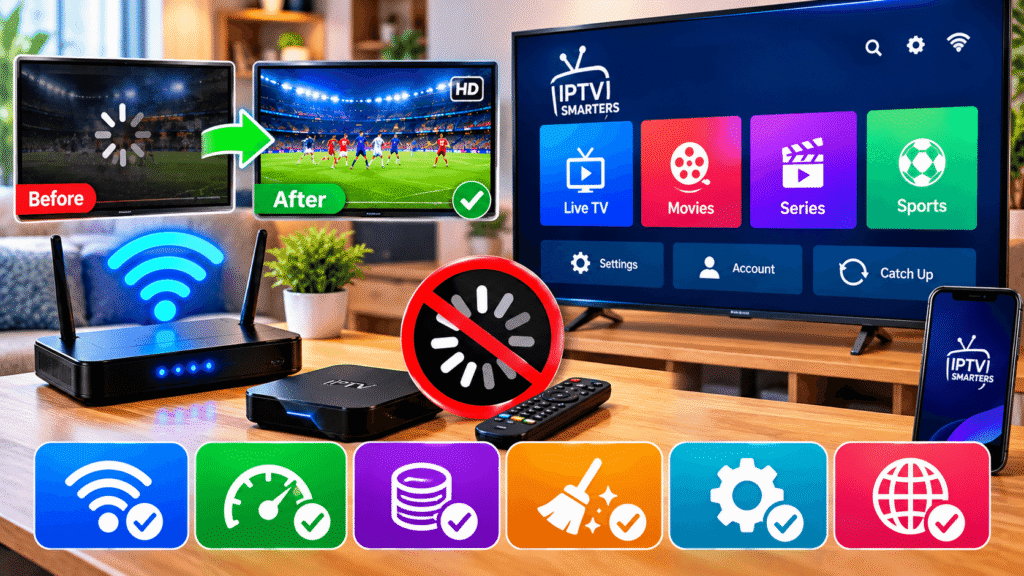 IPTV Smarters buffering fix