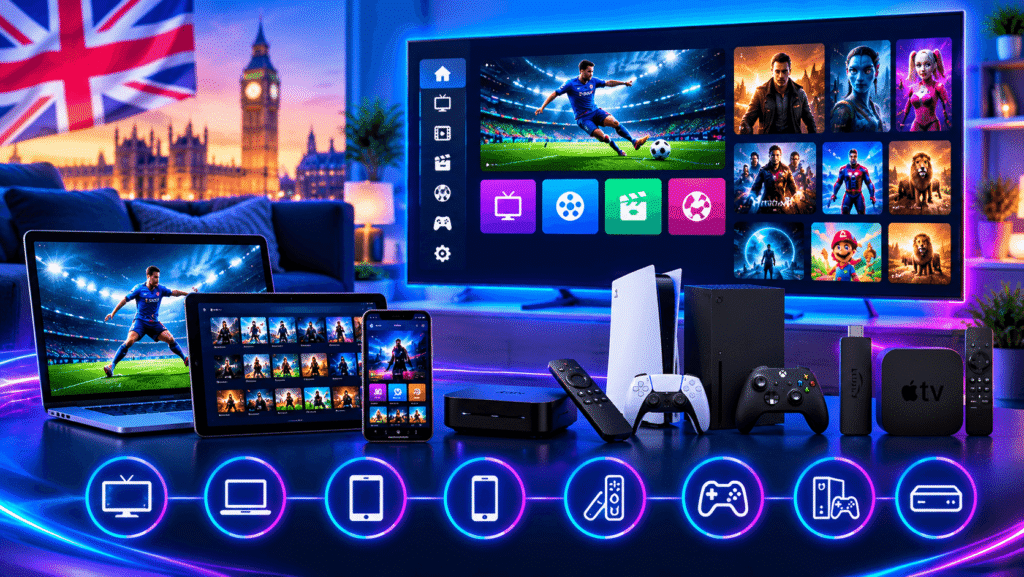 IPTV Subscription with Multi-Device Support UK