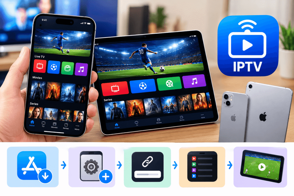 IPTV subscription compatible with Android and iOS